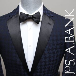 44R JOS A BANK Navy Tuxedo Jacket Formal Dinner Jacket 2btn C030211